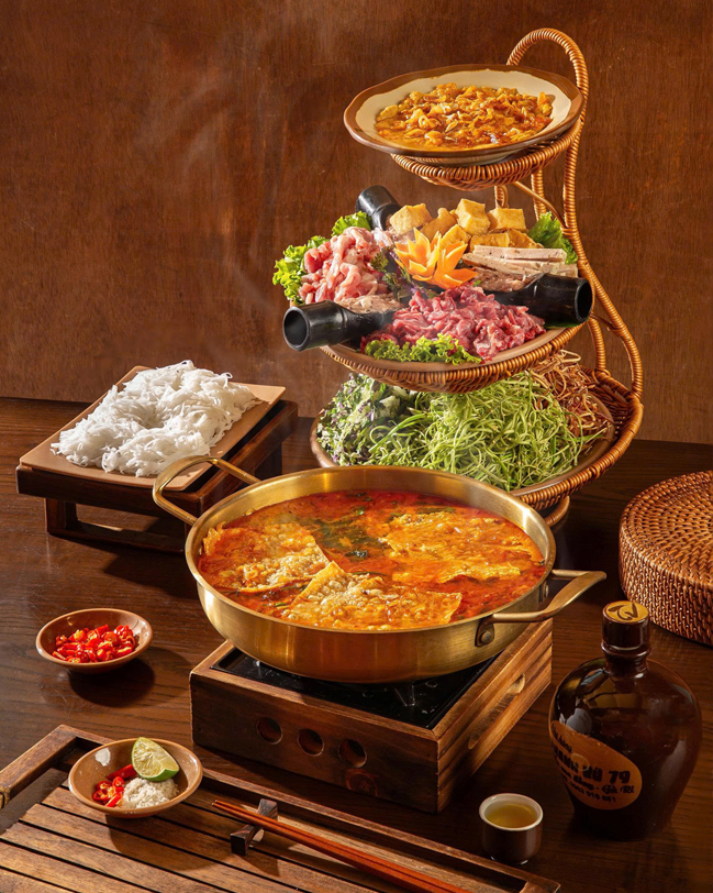 Lẩu Riêu Cua Giấm Bỗng